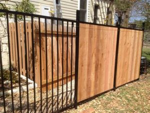 How To Create Privacy With A Rod Iron Fence